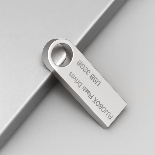 FUJOBOX Blank USB Flash Drives 32GB, USB 2.0, Write Speed 30 MB/s